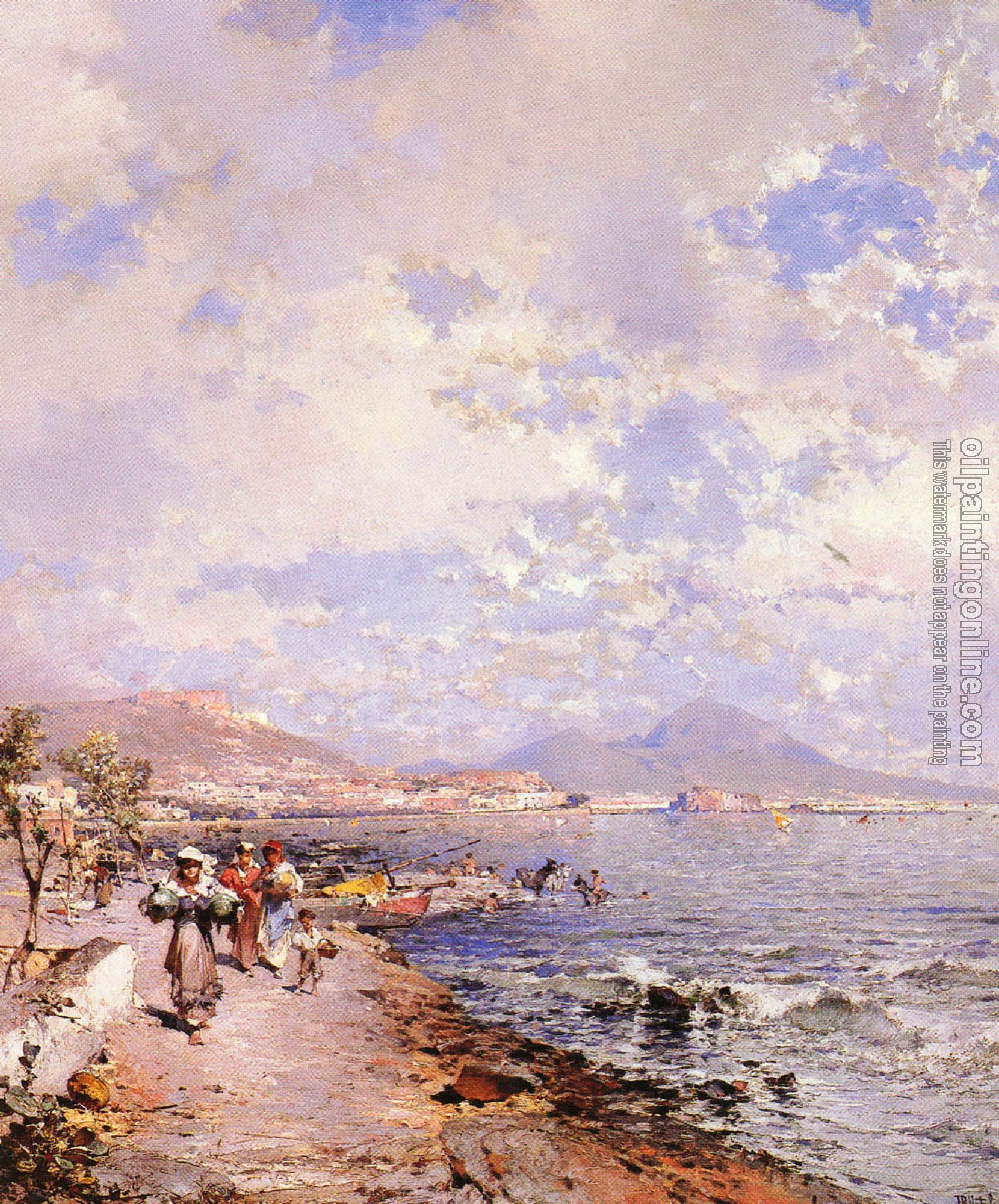 Unterberger, Franz Richard - The Bay of Naples